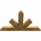 Ekena Millwork Saratoga Rough Sawn Timber Gable Bracket, Western Red Cedar, 36"W x 23"H x 2"D x 4"F, 15/12 Pitch GBW036X23X0204SAR00RWR - alternate 4